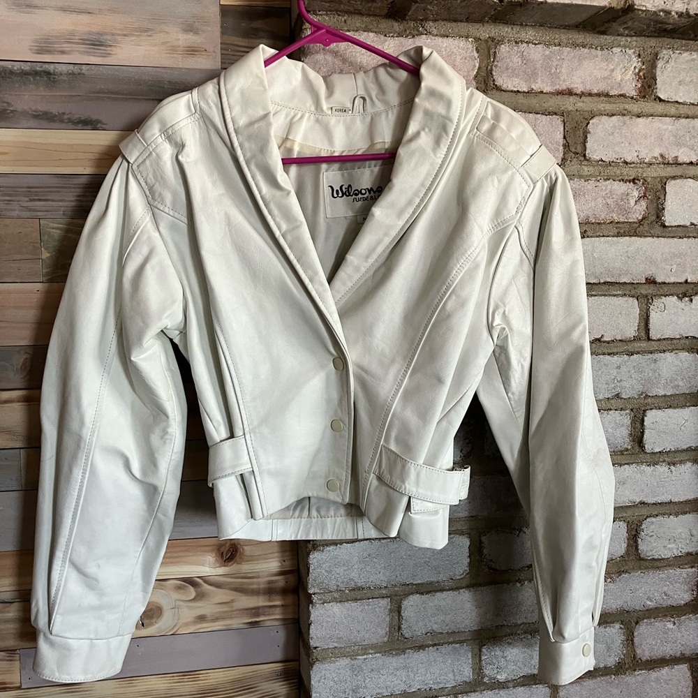 Vintage Wilsons leather white